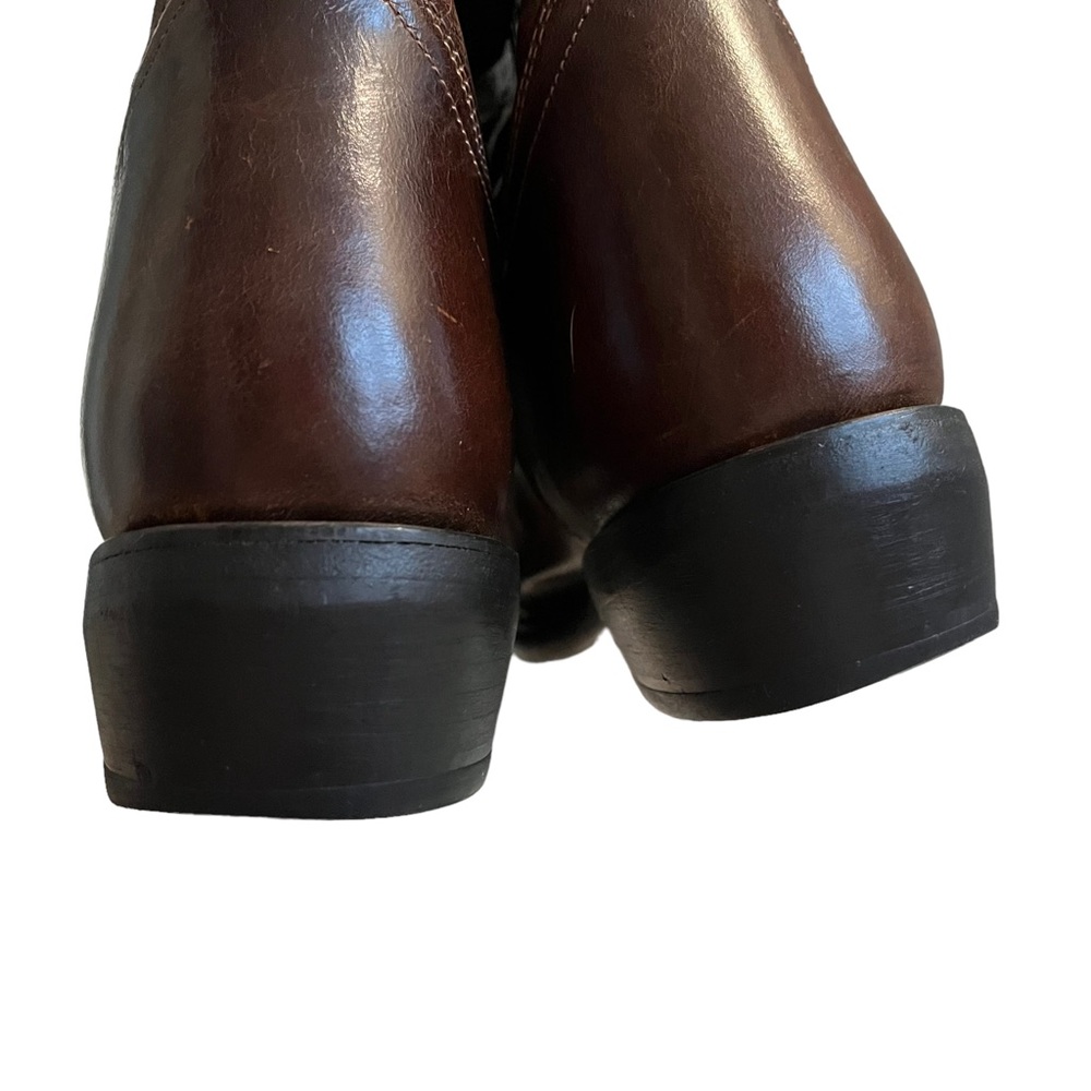 Double H Western Distressed Slouchy Boots, Sz 10 - Picture 12 of 13